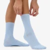 Calcetines Classic Organic de algodón para mujer - Azul polar