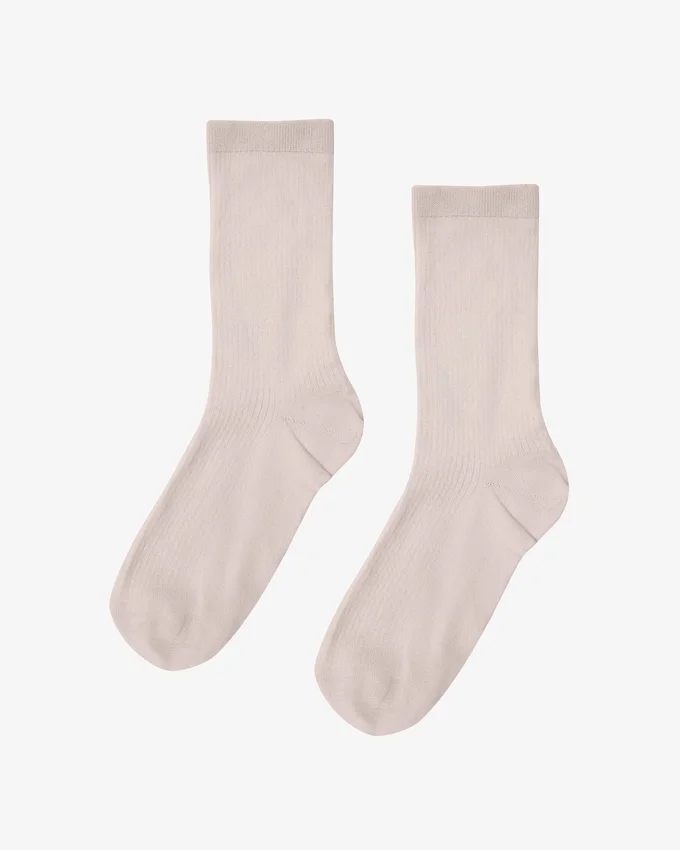 Calcetines Classic Organic de algodón para mujer - Blanco marfil