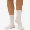 Calcetines Classic Organic de algodón para mujer - Blanco marfil