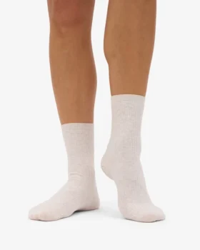 Calcetines Classic Organic de algodón para mujer – Blanco marfil