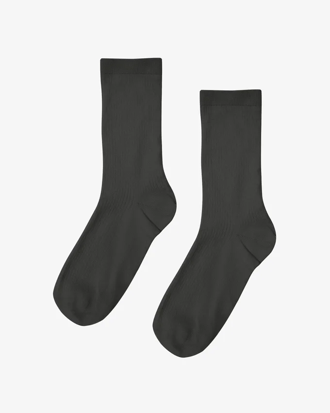 Calcetines Classic Organic de algodón para mujer - Gris lava