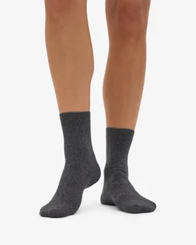 Calcetines Classic Organic de algodón para mujer – Gris lava