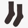 Calcetines Classic Organic de algodón para mujer - Marrón café