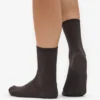 Calcetines Classic Organic de algodón para mujer - Marrón café