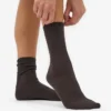 Calcetines Classic Organic de algodón para mujer - Marrón café