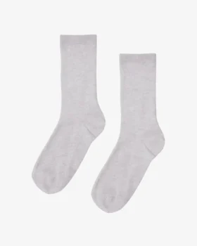 Calcetines Classic Organic de algodón para mujer - Mezcla de nieve