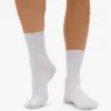 Calcetines Classic Organic de algodón para mujer - Mezcla de nieve