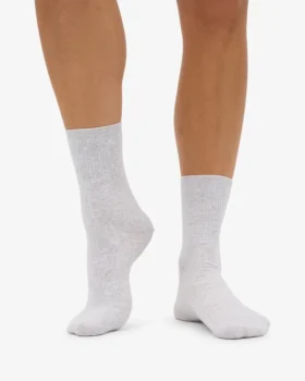 Calcetines Classic Organic de algodón para mujer – Mezcla de nieve