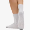 Calcetines Classic Organic de algodón para mujer - Mezcla de nieve