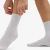 Calcetines Classic Organic de algodón para mujer - Mezcla de nieve