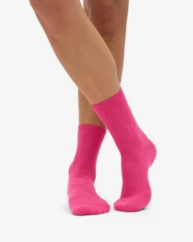 Calcetines Classic Organic de algodón para mujer – Rosa chicle