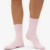 Calcetines Classic Organic de algodón para mujer - Rosa descolorido
