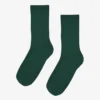 Calcetines Classic Organic de algodón para mujer - Verde esmeralda