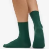 Calcetines Classic Organic de algodón para mujer - Verde esmeralda