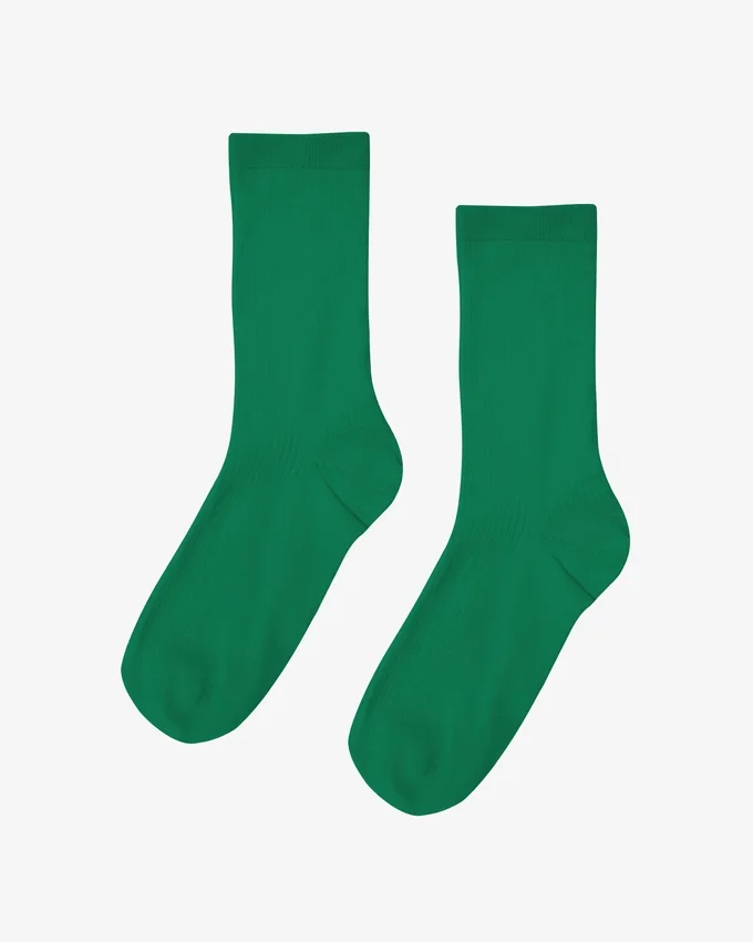 Calcetines Classic Organic de algodón para mujer - Verde Kelly