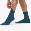 Calcetines Classic Organic de algodón para mujer - Verde océano