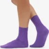 Calcetines Classic Organic de algodón para mujer - Violeta ultravioleta