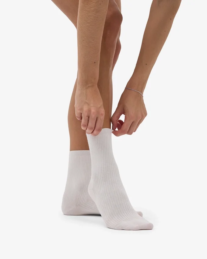 Calcetines Classic Organic para mujer - Blanco óptico