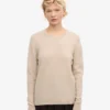 Calcetines clásicos de lana merina para mujer - Blanco marfil