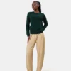 Calcetines clásicos de lana merina para mujer - Azul polar