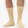Calcetines de mezcla de lana merina - Amarillo suave