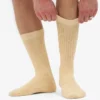 Calcetines de mezcla de lana merina - Amarillo suave