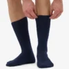 Calcetines de mezcla de lana merina - Azul marino