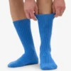 Calcetines de mezcla de lana merina - Azul Pacífico