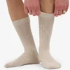 Calcetines de mezcla de lana merina - Blanco marfil