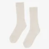 Calcetines de mezcla de lana merina - Blanco óptico