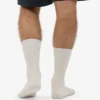 Calcetines de mezcla de lana merina - Blanco óptico