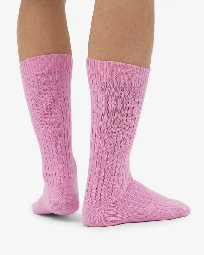 Calcetines de mezcla de lana merina - Flor de cerezo
