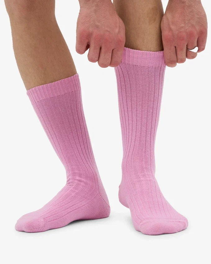 Calcetines de mezcla de lana merina - Flor de cerezo