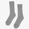 Calcetines de mezcla de lana merina - Gris jaspeado