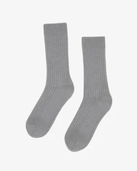 Calcetines de mezcla de lana merina - Gris jaspeado
