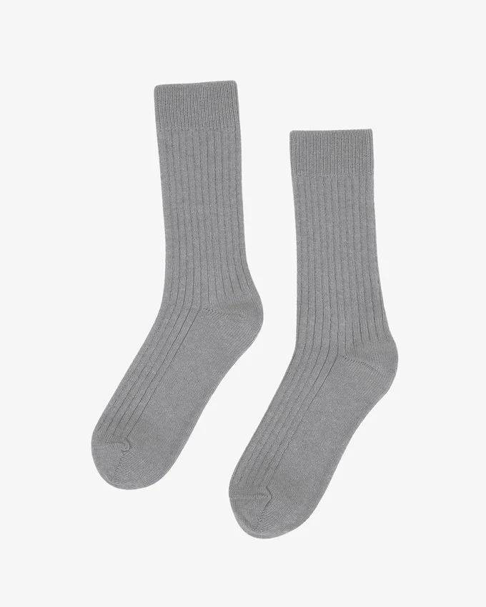 Calcetines de mezcla de lana merina - Gris jaspeado