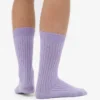 Calcetines de mezcla de lana merina - Lavanda suave