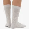 Calcetines de mezcla de lana merina - Mezcla de colores nieve