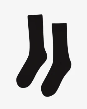 Calcetines de mezcla de lana merina - Negro intenso