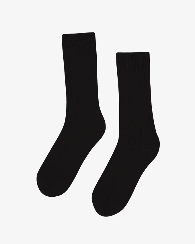 Calcetines de mezcla de lana merina - Negro intenso