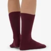 Calcetines de mezcla de lana merina - Rojo sangre