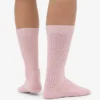 Calcetines de mezcla de lana merina - Rosa descolorido