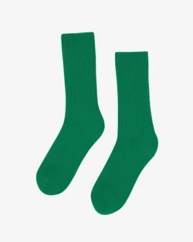Calcetines de mezcla de lana merina - Verde Kelly