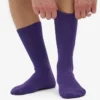 Calcetines de mezcla de lana merina - Violeta ultra