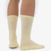 Calcetines deportivos de algodón orgánico - Amarillo suave