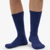 Calcetines deportivos de algodón orgánico - Azul marino
