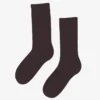 Calcetines deportivos de algodón orgánico - Marrón café