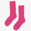 Calcetines deportivos de algodón orgánico - Rosa chicle