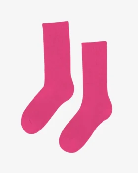 Calcetines deportivos de algodón orgánico - Rosa chicle