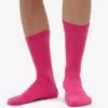 Calcetines deportivos de algodón orgánico - Rosa chicle